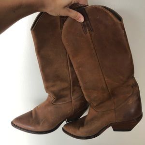 Brown Zodiac Cowboy Boots